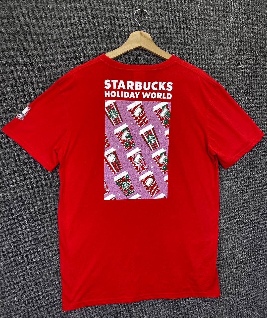 Japanese Brand Official Starbuck Holiday World Christmas Tee T Shirts Size US XL / EU 56 / 4 - 2 Thumbnail