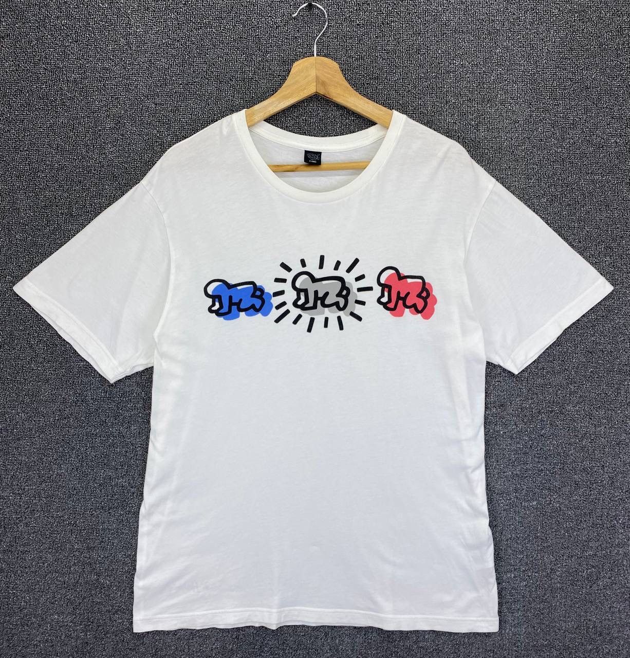 Keith Haring Vintage Keith Haring x Uniqlo Nice Printed Tee T Shirts Size US XL / EU 56 / 4 - 1 Thumbnail