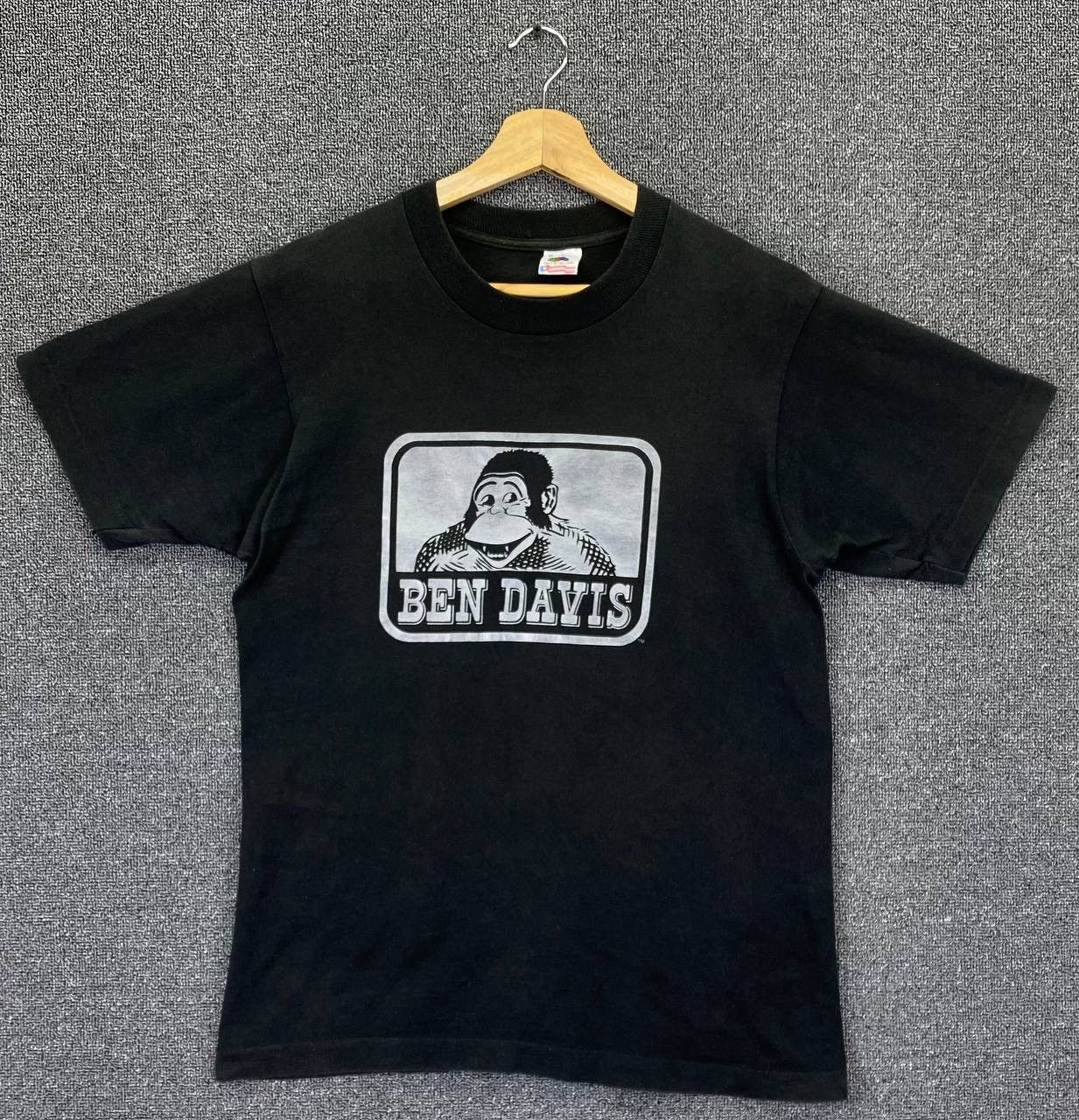Ben Davis Vintage Ben Davis Big Printing Black T Shirts Size US M / EU 48-50 / 2 - 1 Thumbnail