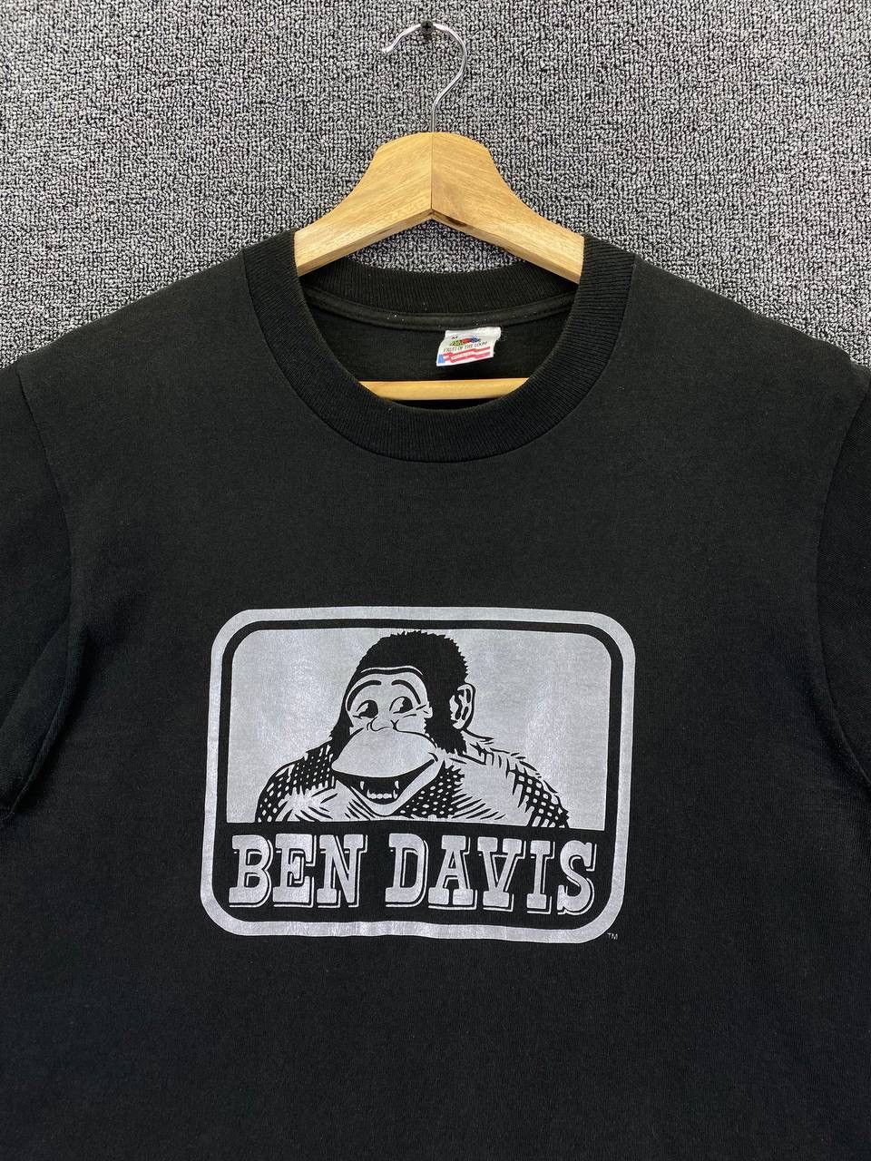 Ben Davis Vintage Ben Davis Big Printing Black T Shirts Size US M / EU 48-50 / 2 - 3 Thumbnail
