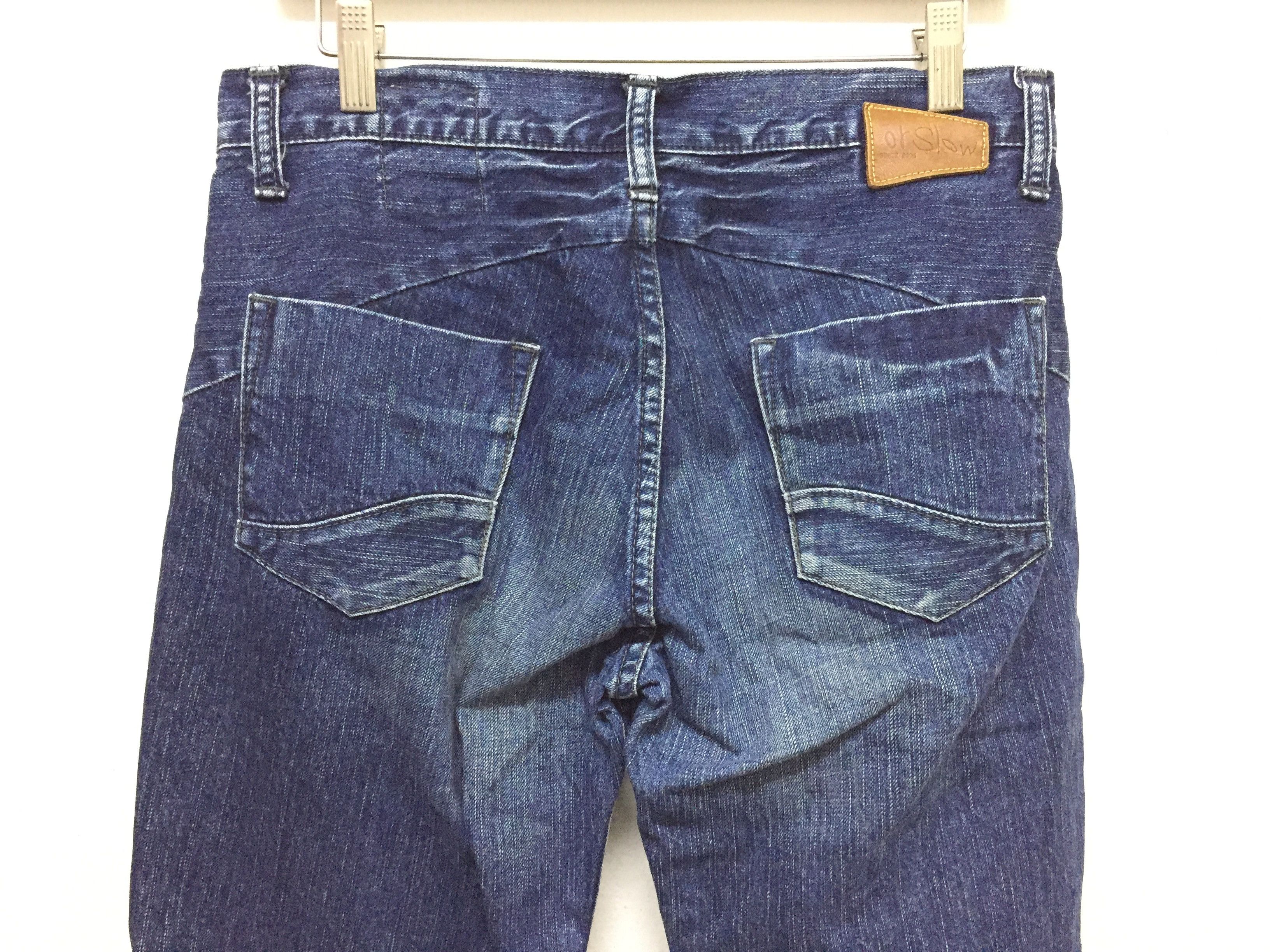 Orslow Or Slow wash cropped denim Size 29" - 6 Thumbnail