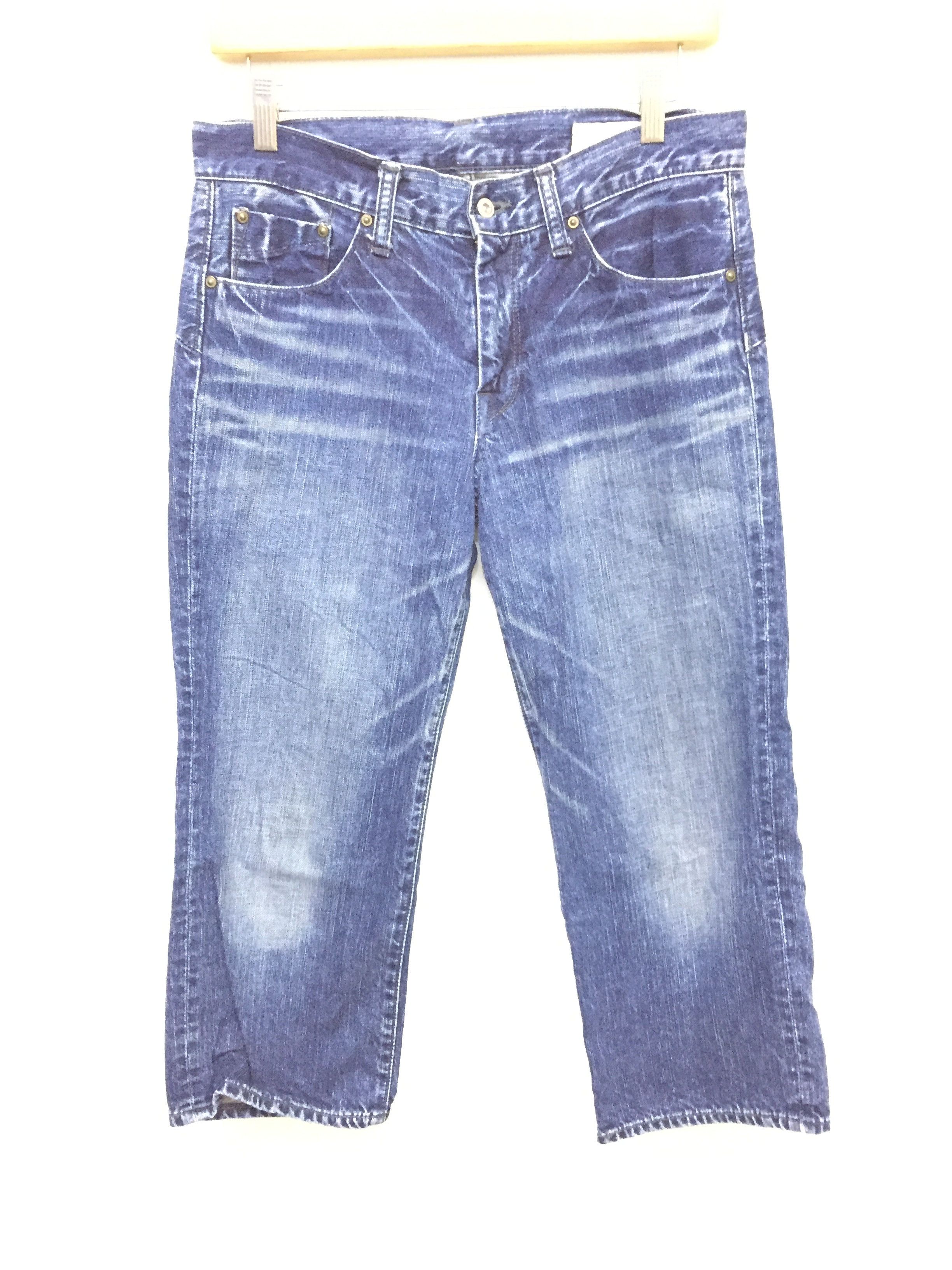 Orslow Or Slow wash cropped denim Size 29" - 2 Thumbnail