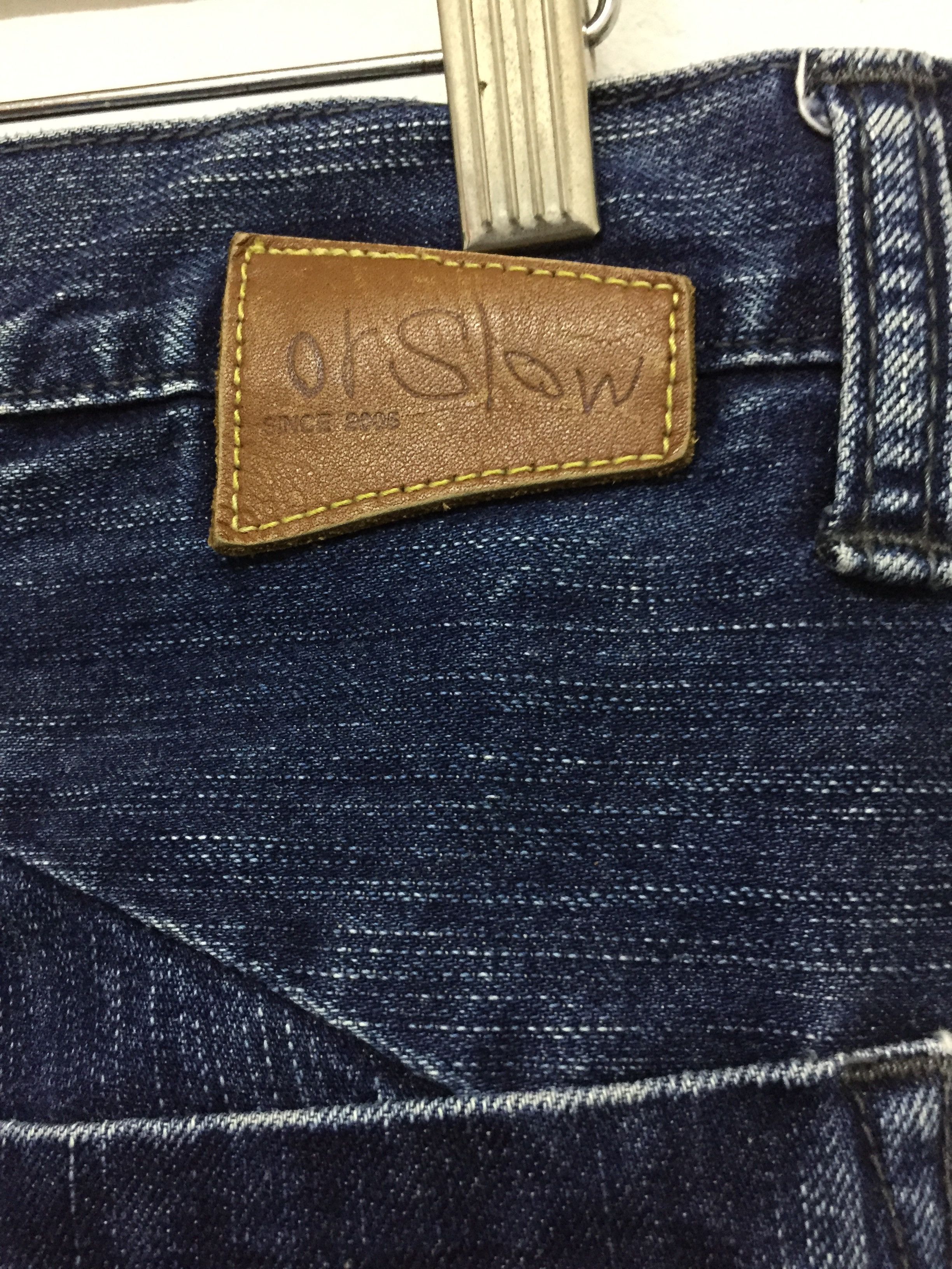 Orslow Or Slow wash cropped denim Size 29" - 8 Thumbnail