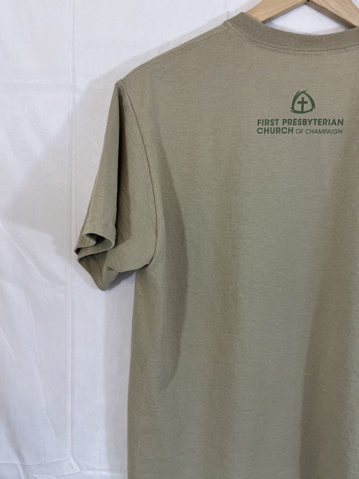 Vintage Love More Religious Worship Cross Graphic Tan Tee Size US M / EU 48-50 / 2 - 9 Thumbnail