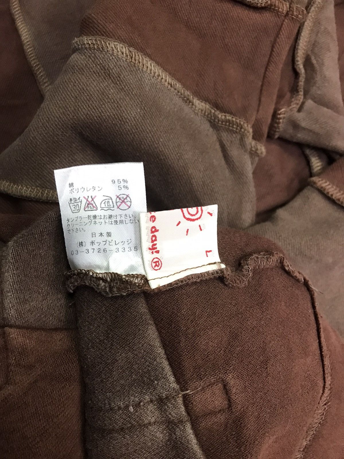 Japanese Brand Hullo Nice Day Stretchable Patchwork Size US 28 / EU 44 - 6 Thumbnail