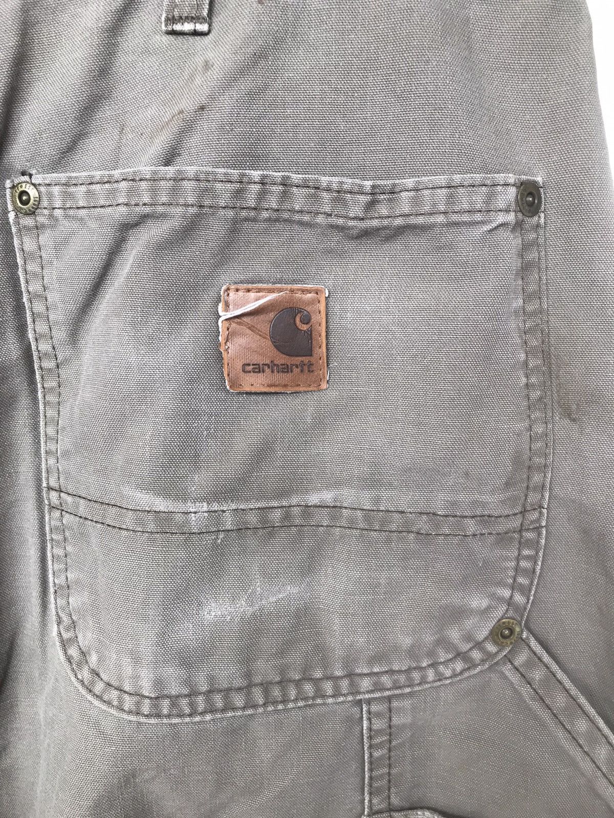 Carhartt × Vintage Vintage 1889 Carhartt Double Knee Workwear Size 36x33 Size US 36 / EU 52 - 9 Thumbnail