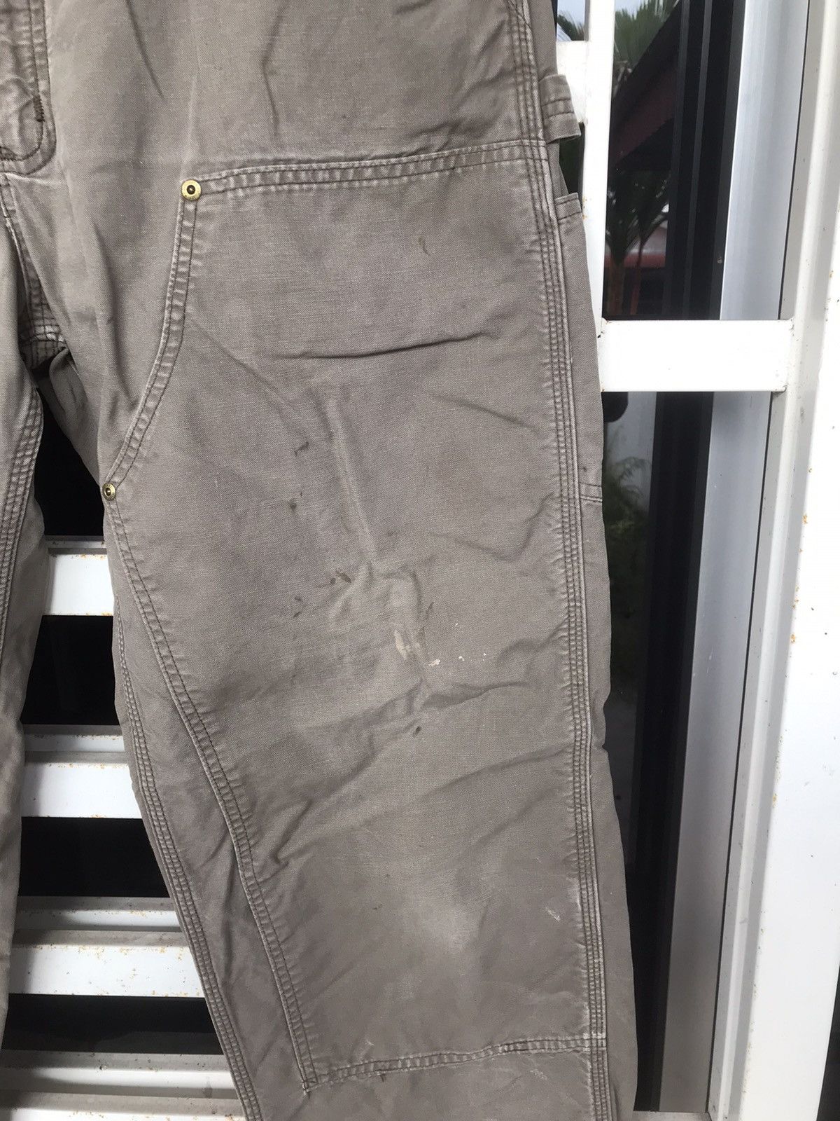 Carhartt × Vintage Vintage 1889 Carhartt Double Knee Workwear Size 36x33 Size US 36 / EU 52 - 3 Thumbnail