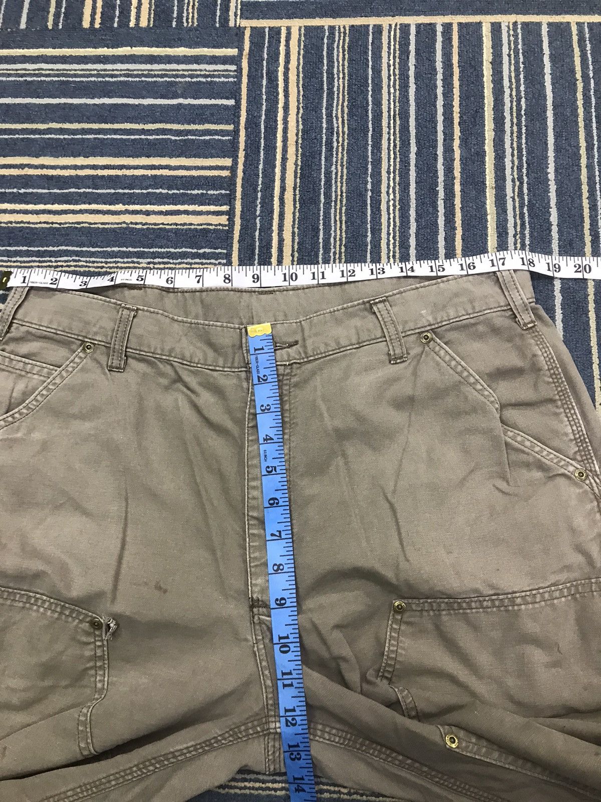 Carhartt × Vintage Vintage 1889 Carhartt Double Knee Workwear Size 36x33 Size US 36 / EU 52 - 13 Thumbnail