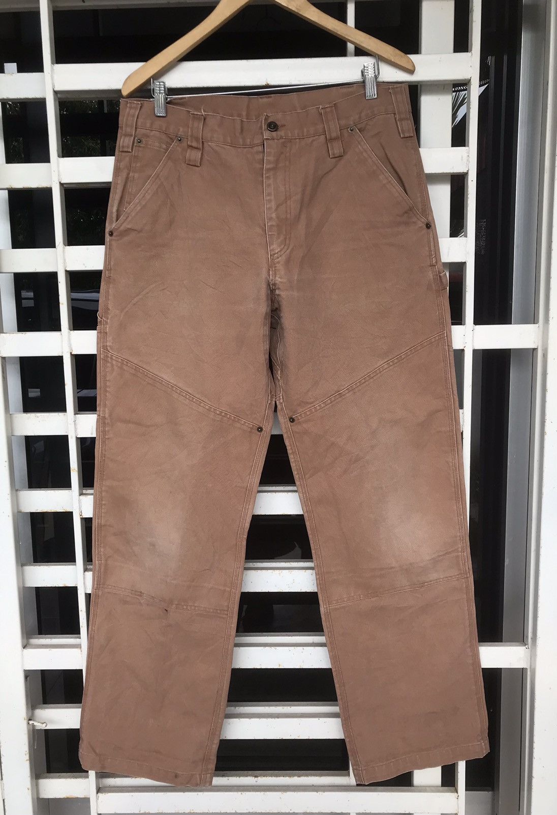 image of Helly Hansen Double Knee Workwear Cargo Pants Size 37X32 in Tan, Men's