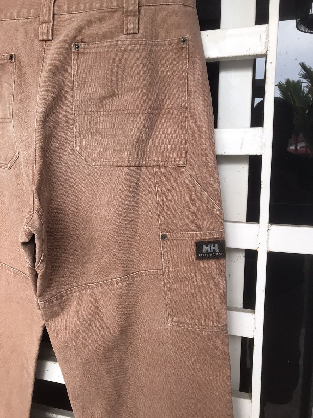 Helly Hansen × Vintage Helly Hansen Double Knee Workwear Cargo Pants Size 37x32 Size US 34 / EU 50 - 7 Thumbnail