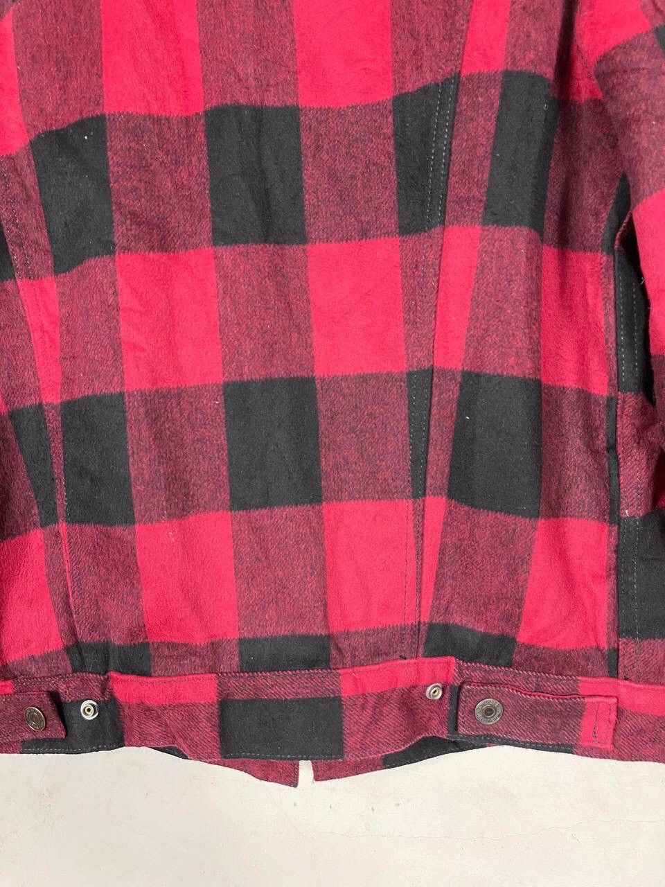 Levi's Made & Crafted 90’S WESTERN JACKET LEVI’S TARTAN SHEARLING STREETFASHION Size US M / EU 48-50 / 2 - 2 Thumbnail