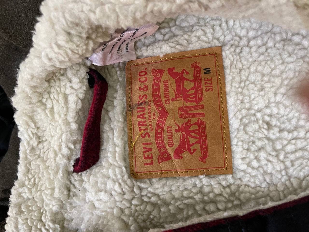 Levi's Made & Crafted 90’S WESTERN JACKET LEVI’S TARTAN SHEARLING STREETFASHION Size US M / EU 48-50 / 2 - 5 Thumbnail
