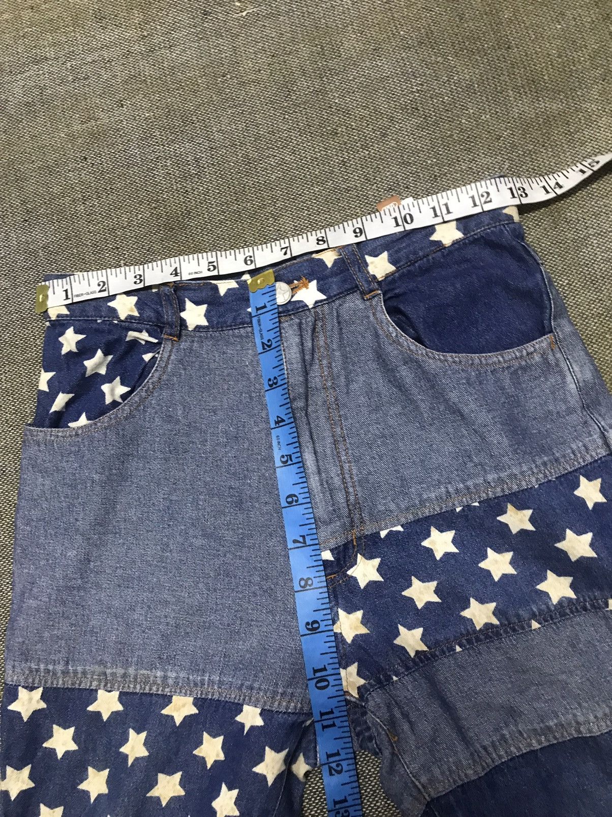 Japanese Brand Patchwork Star Hysteric Glamour Design Size 26" / US 2 / IT 38 - 6 Thumbnail
