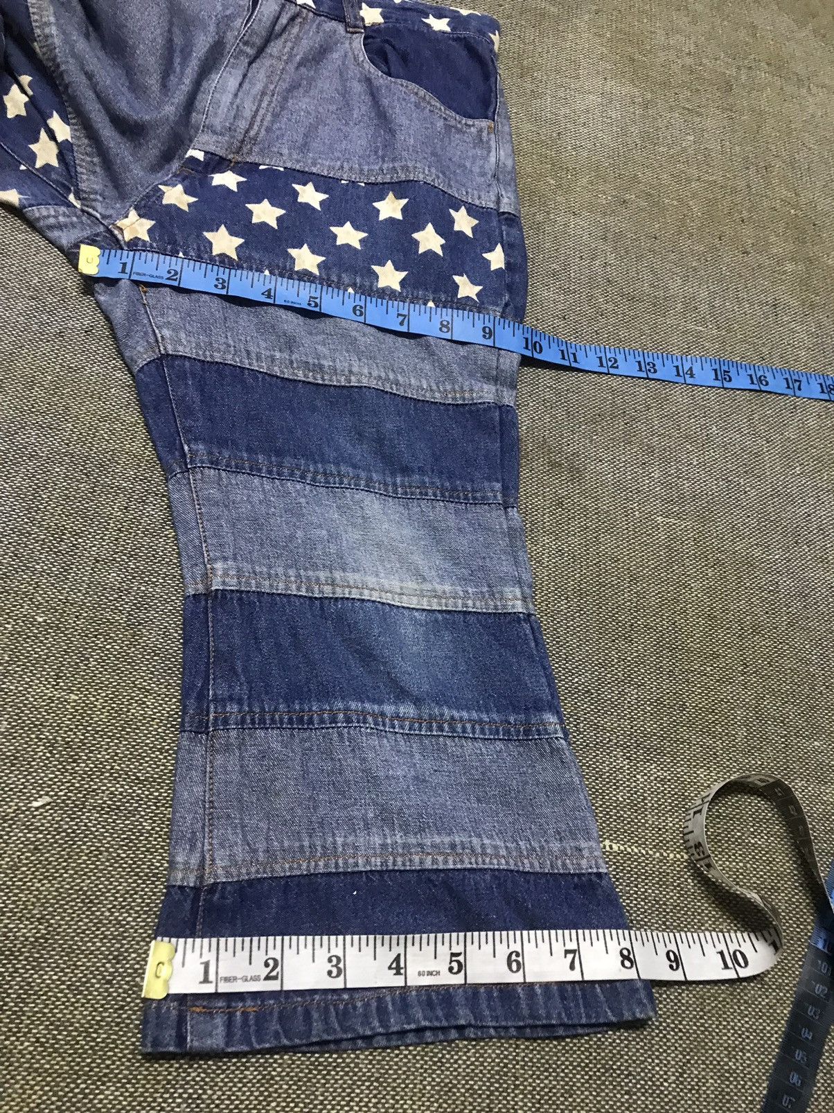 Japanese Brand Patchwork Star Hysteric Glamour Design Size 26" / US 2 / IT 38 - 8 Thumbnail