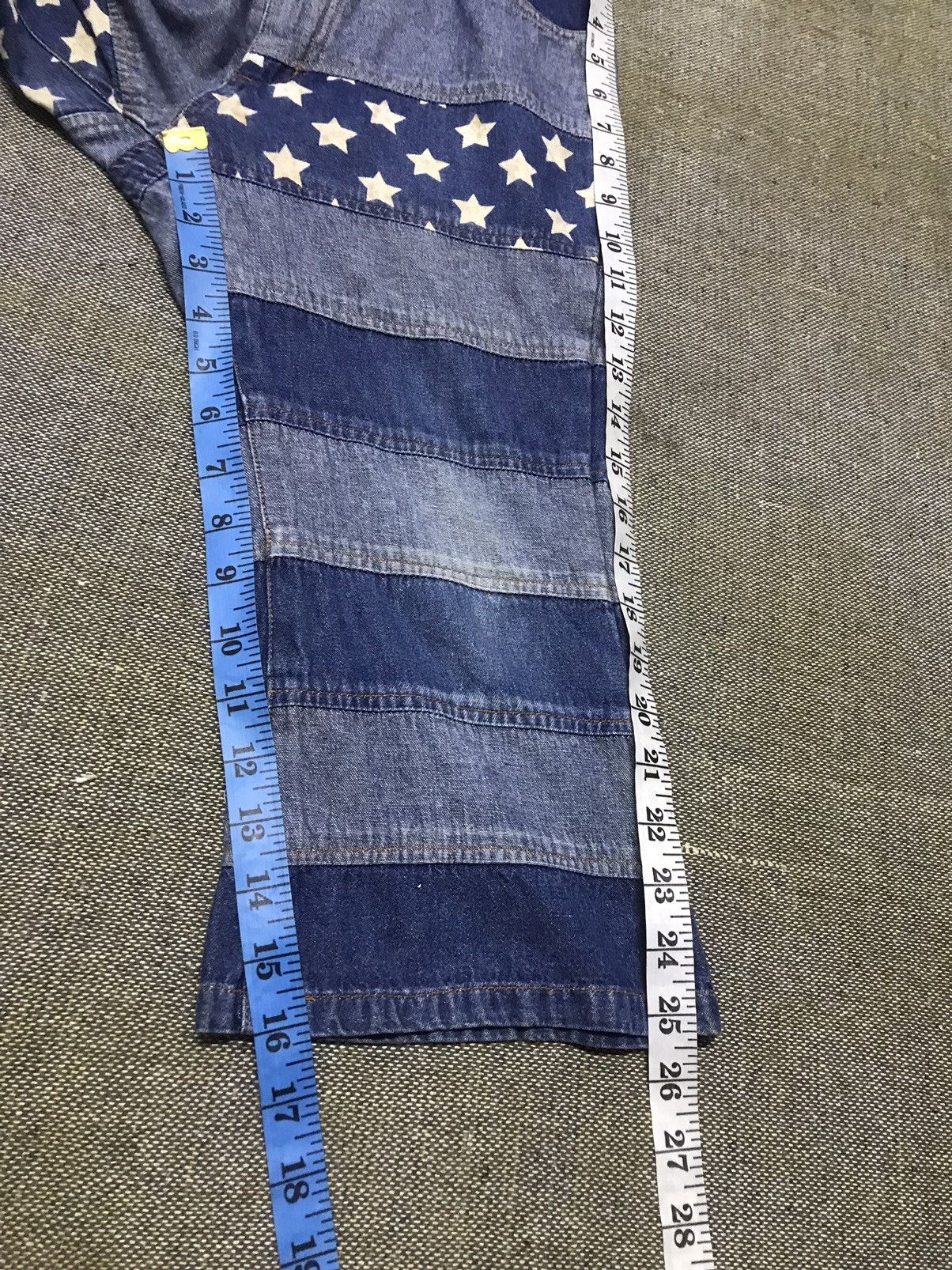 Japanese Brand Patchwork Star Hysteric Glamour Design Size 26" / US 2 / IT 38 - 9 Thumbnail