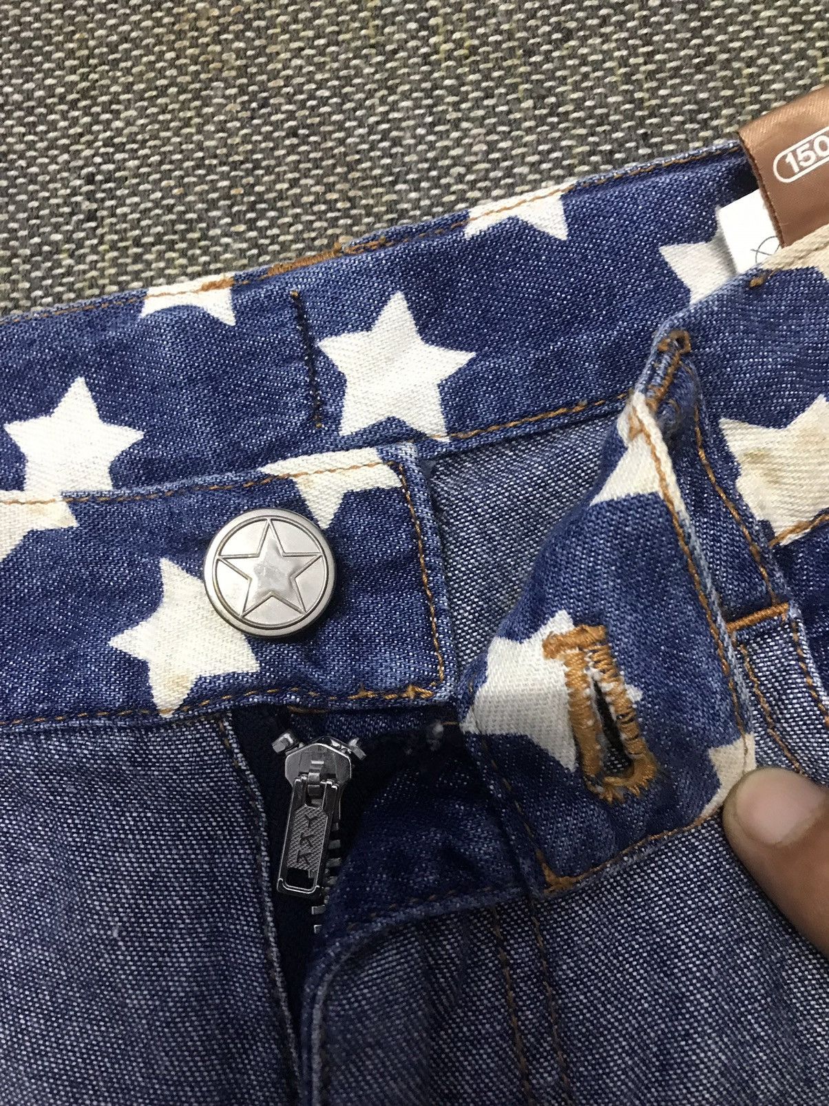 Japanese Brand Patchwork Star Hysteric Glamour Design Size 26" / US 2 / IT 38 - 4 Thumbnail