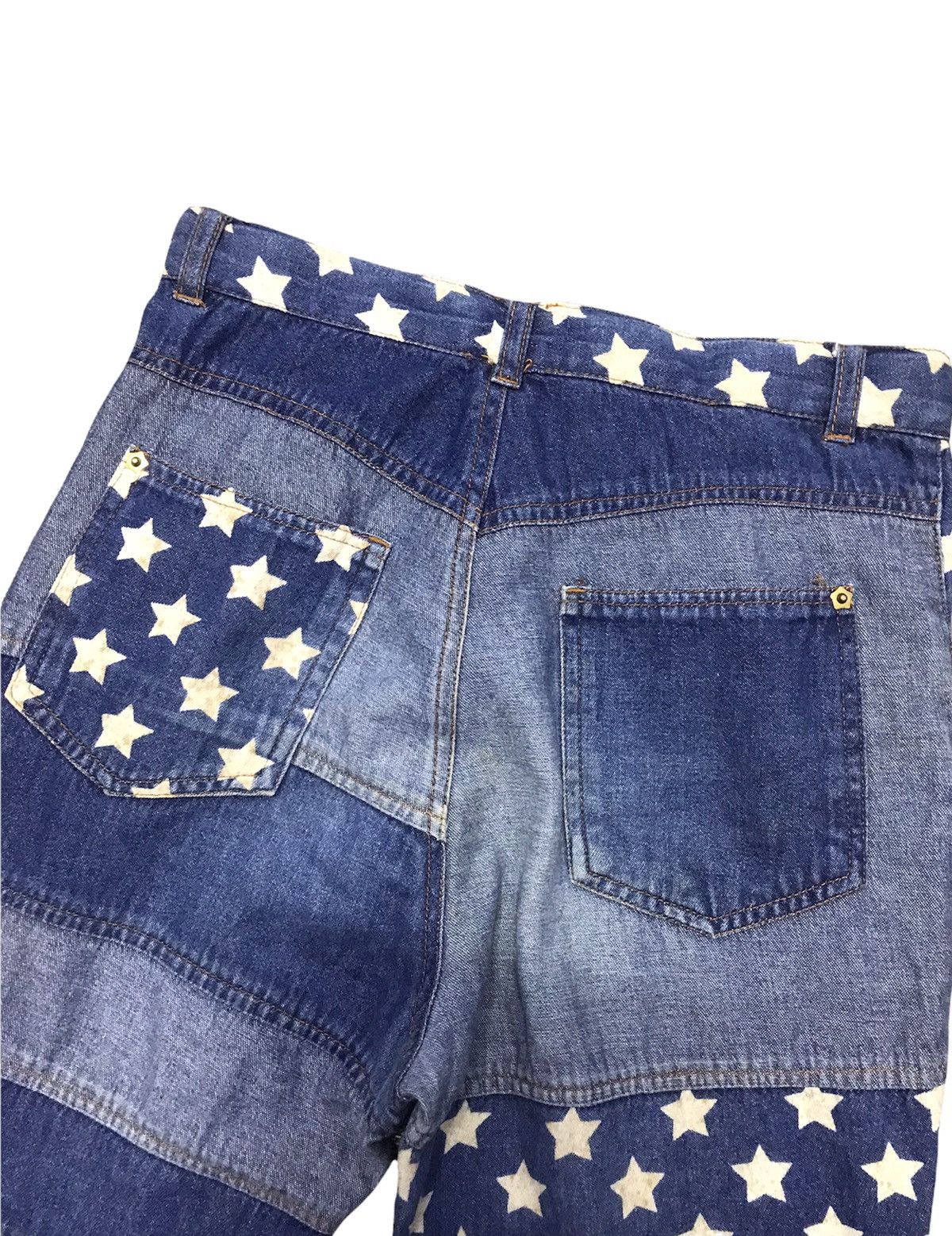 Japanese Brand Patchwork Star Hysteric Glamour Design Size 26" / US 2 / IT 38 - 3 Thumbnail