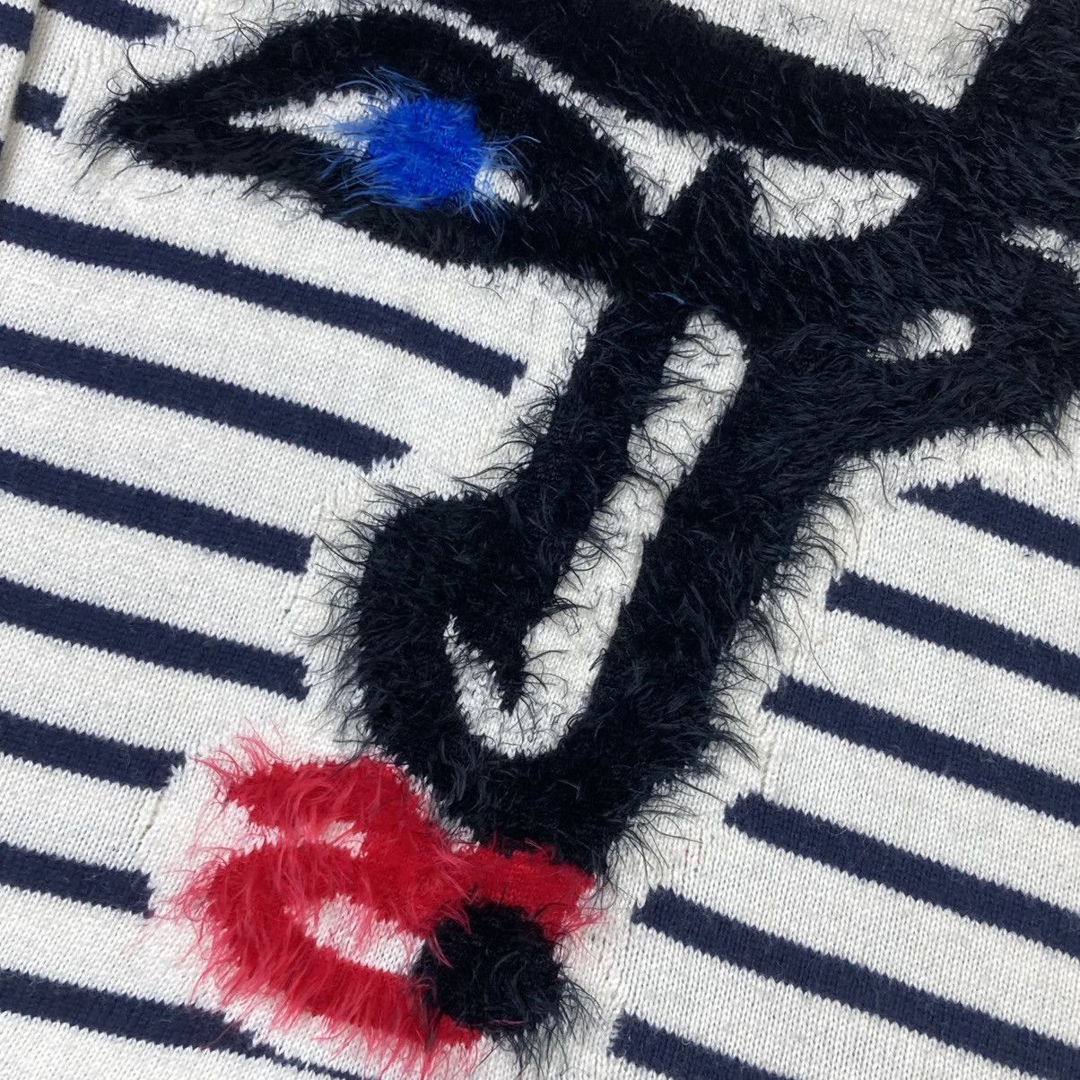 Jean Paul Gaultier Jean Paul Gaultier Lindex Picasso Face striped sweater Size S / US 4 / IT 40 - 8 Thumbnail