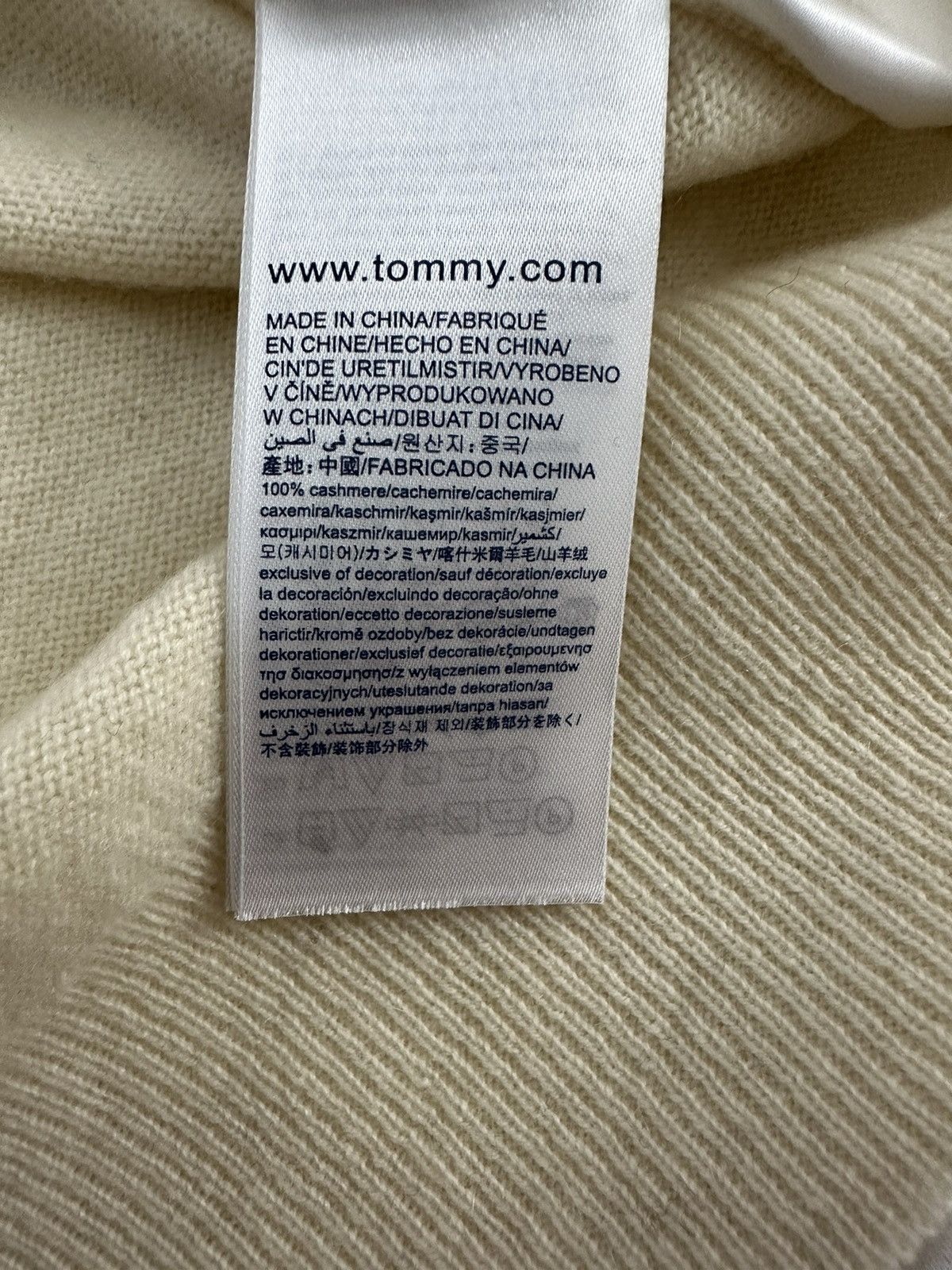 Tommy Hilfiger Tommy Hilfiger Cashmere Sweater Size S / US 4 / IT 40 - 7 Thumbnail