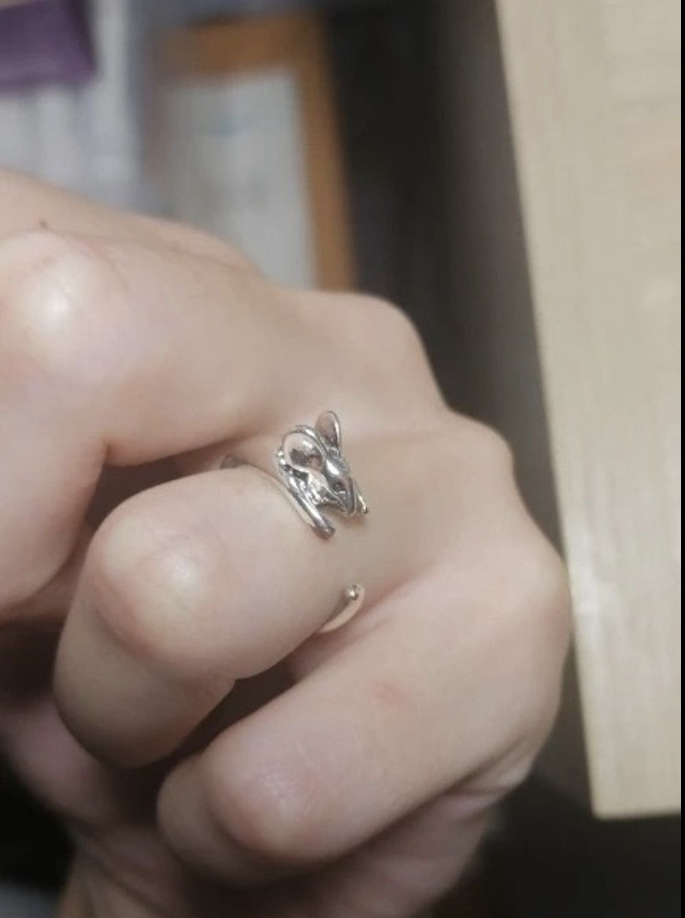 Japanese Brand Cute Mouse Adjustable Ring Size ONE SIZE - 2 Thumbnail