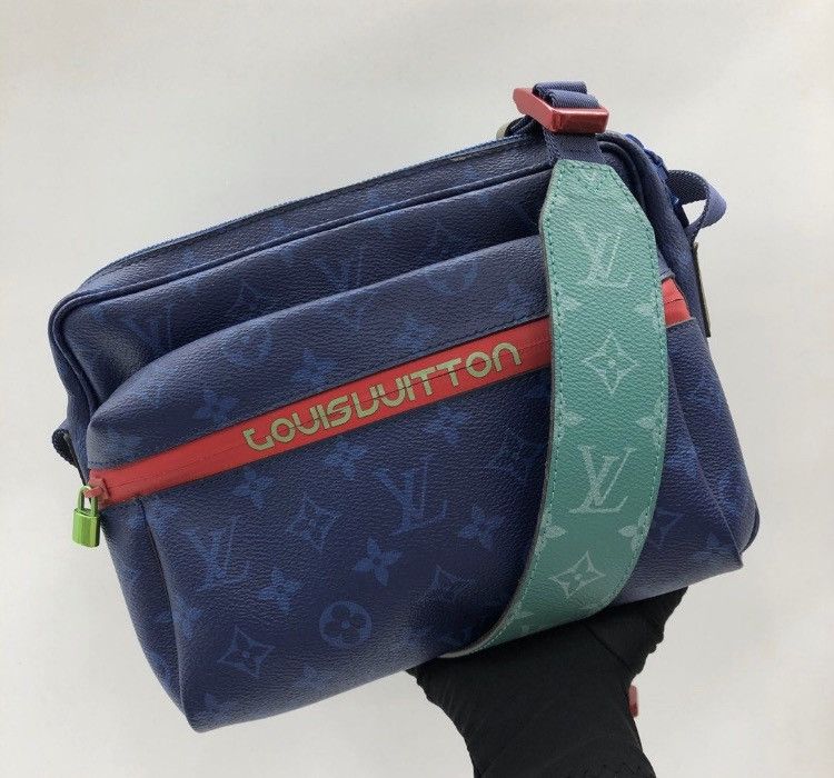 Louis Vuitton Pacific Blue Paris Runway Exclusive Outdoor Backpack, Grailed