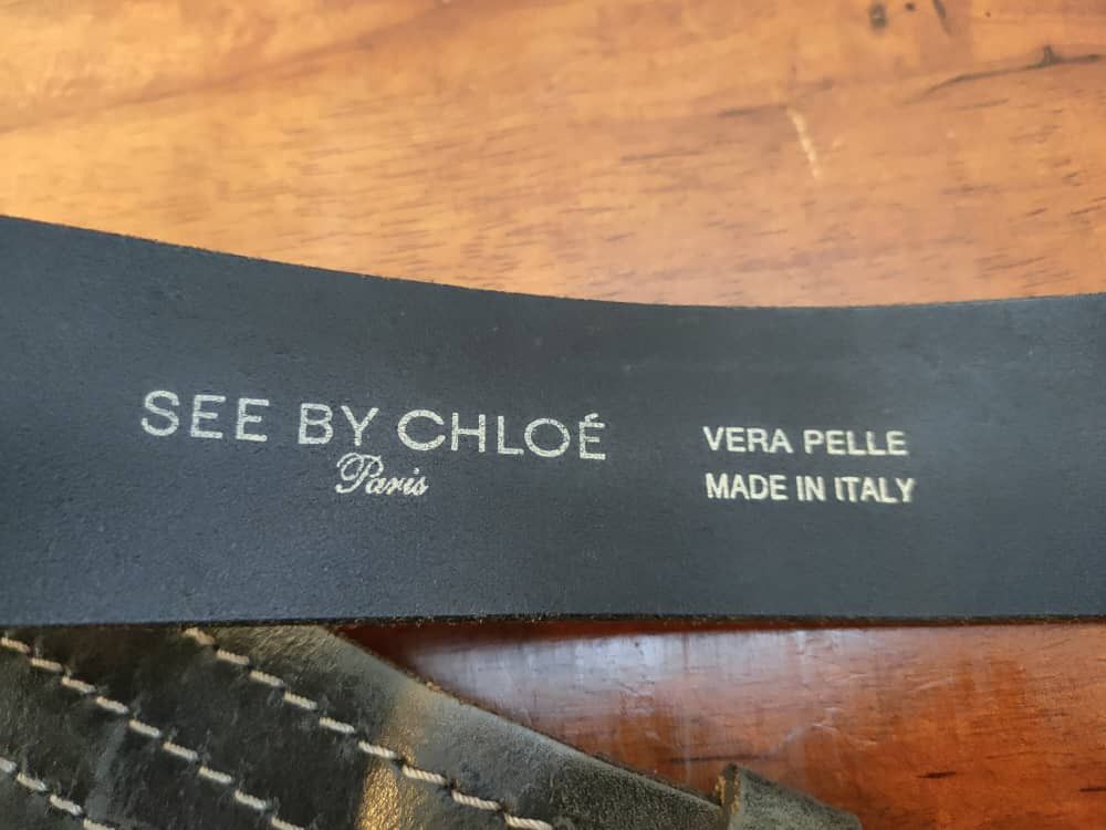 Chloe Chloe Leather Belt Size ONE SIZE - 6 Thumbnail