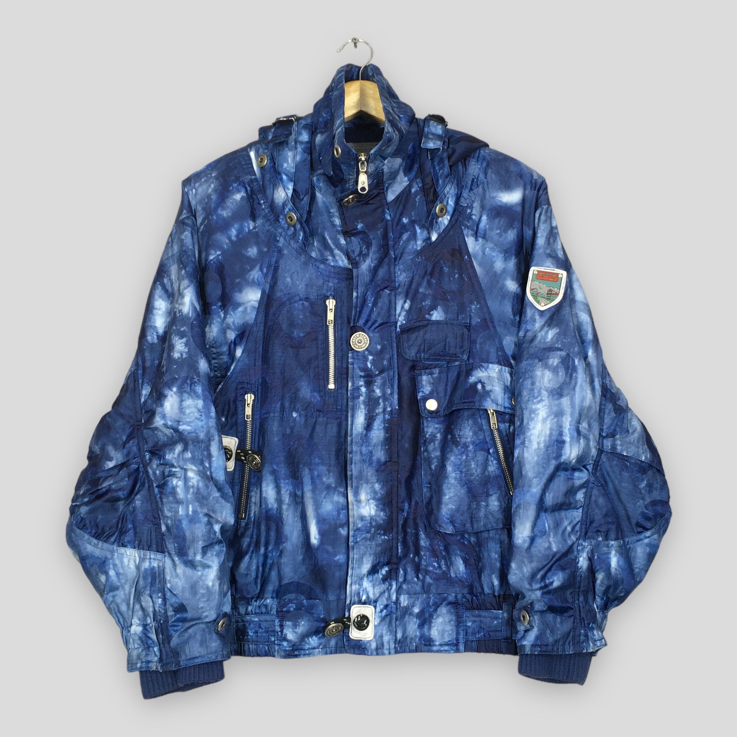 Vintage Vintage Courmayeur Pop Art Ski Wear Bomber Jacket Medium Size US M / EU 48-50 / 2 - 1 Thumbnail