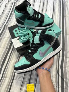 Nike Sb Dunk High Diamond Tiffany | Grailed