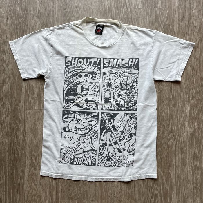 Vintage Vintage Stussy Collab Tshirt | Grailed