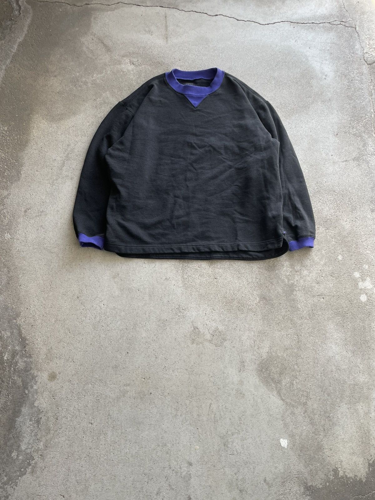 Vintage sun faded esprit back spellout crewneck
