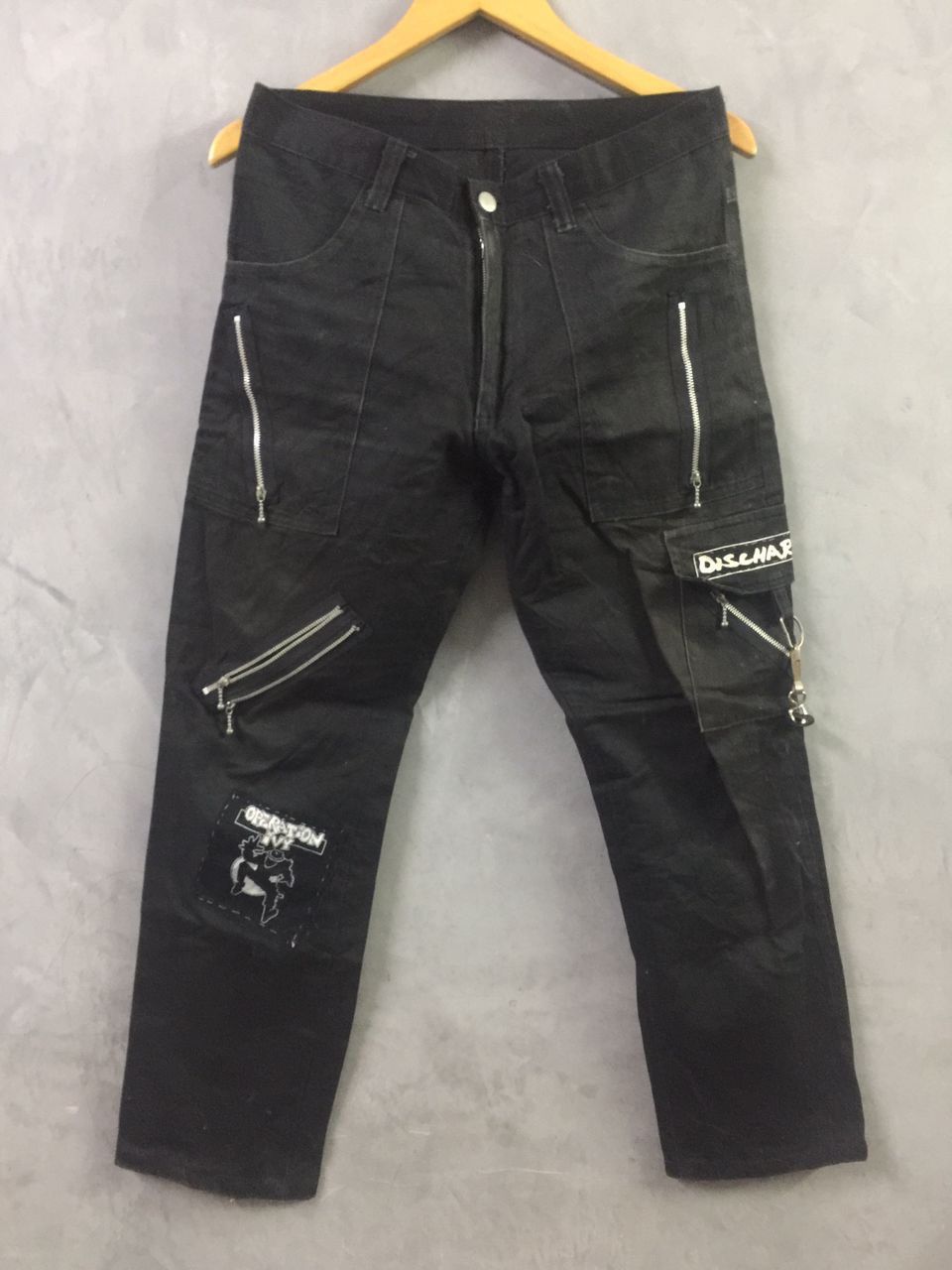 IDEA JAPAN - Punk DIY Punk Band Patches Trousers