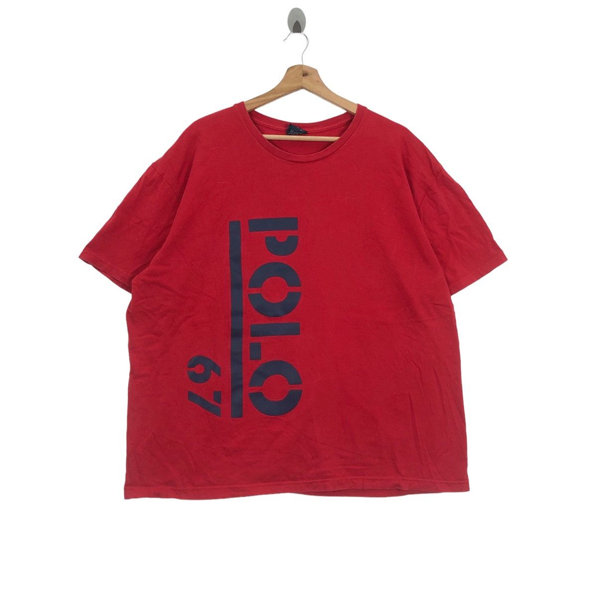 Vintage POLO 67 RL By Ralph Lauren Big Logo T-Shirt