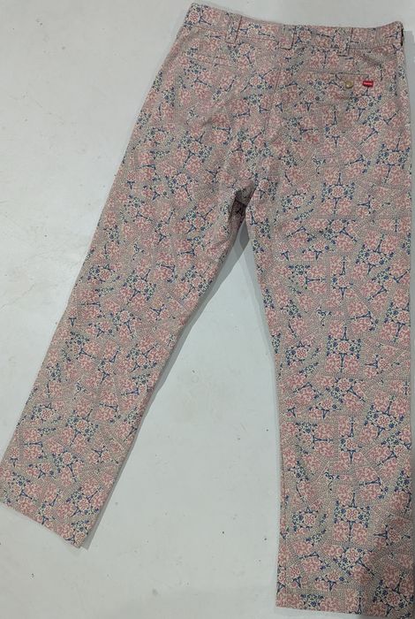 Supreme Supreme Khaki Floral Cards pants | Grailed