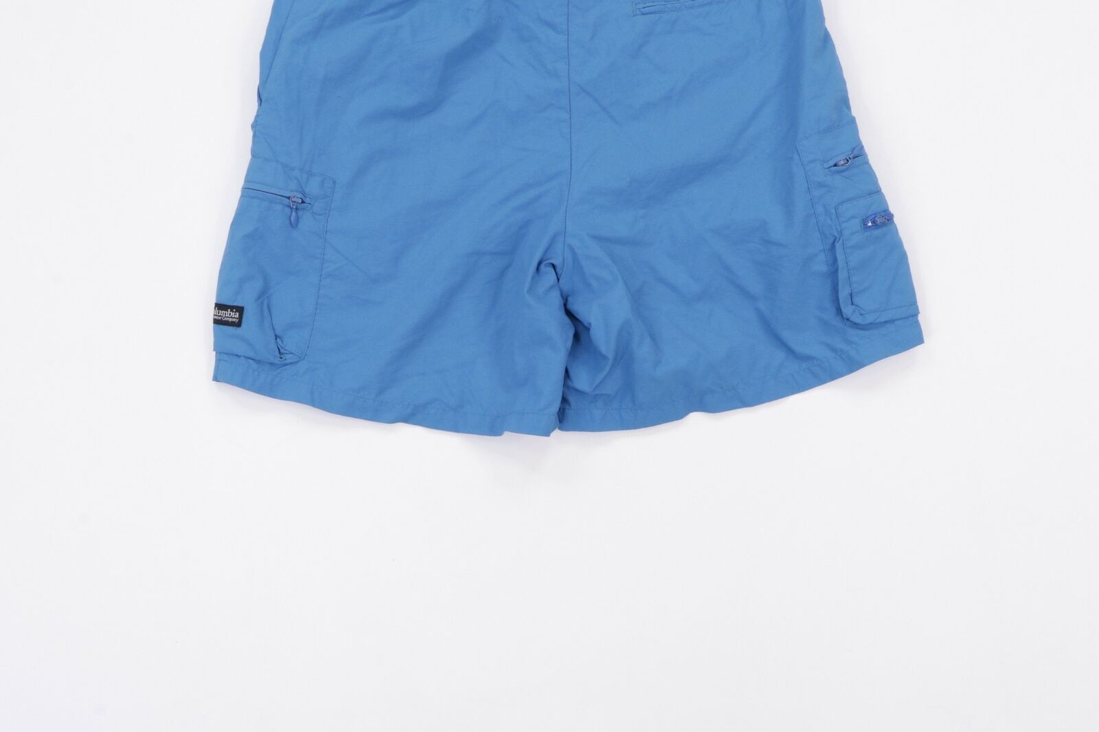 Columbia × Vintage Vintage 90s Columbia Outdoor Hiking Nylon Shorts Blue Size US 32 / EU 48 - 7 Thumbnail