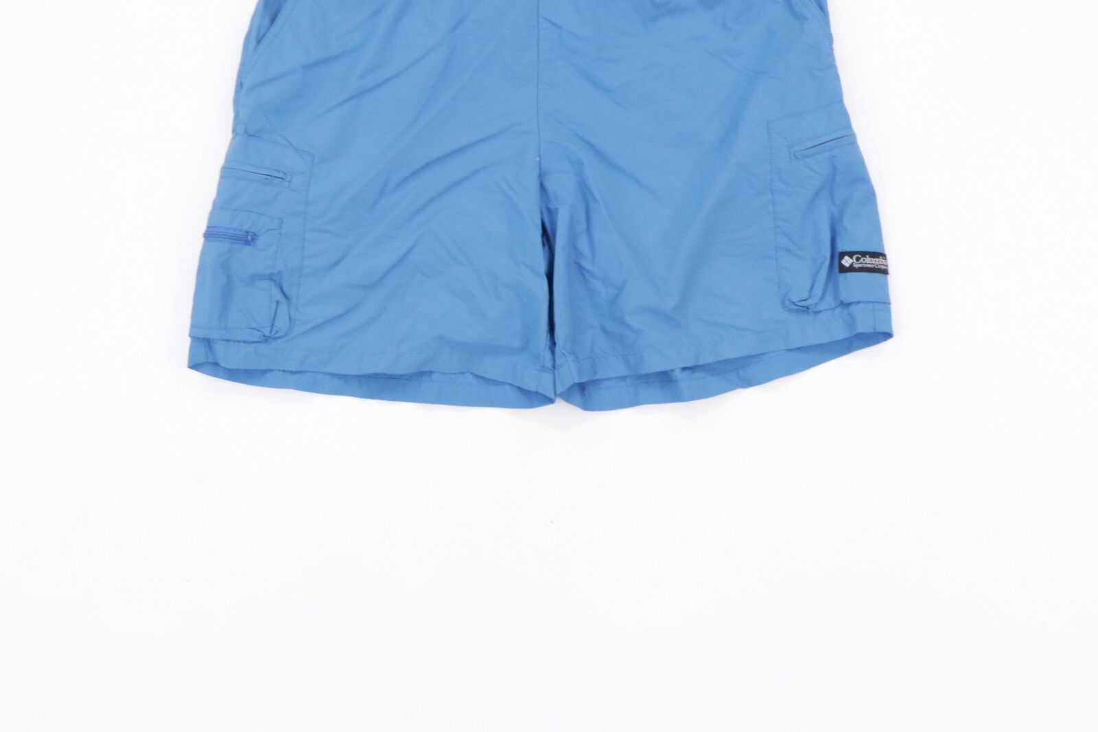 Columbia × Vintage Vintage 90s Columbia Outdoor Hiking Nylon Shorts Blue Size US 32 / EU 48 - 3 Thumbnail