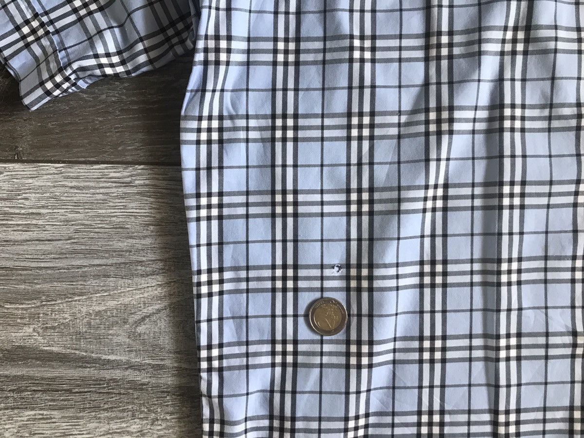 90s Vintage Burberry nova check Short Sleeve Shirt
