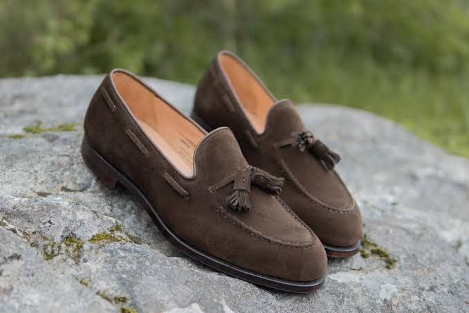 Crockett & Jones Crockett & Jones - CAVENDISH DARK BROWN CALF SUEDE - 8.5E Size US 8.5 / EU 41-42 - 2 Thumbnail