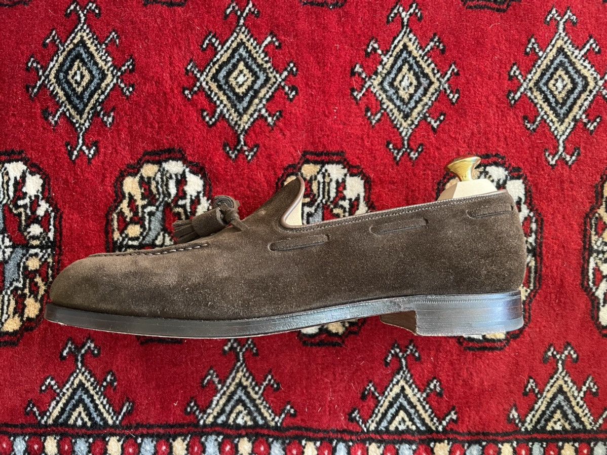 Crockett & Jones Crockett & Jones - CAVENDISH DARK BROWN CALF SUEDE - 8.5E Size US 8.5 / EU 41-42 - 5 Thumbnail