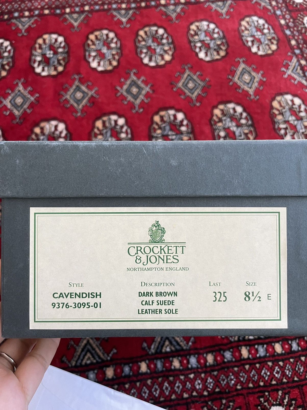 Crockett & Jones Crockett & Jones - CAVENDISH DARK BROWN CALF SUEDE - 8.5E Size US 8.5 / EU 41-42 - 14 Thumbnail