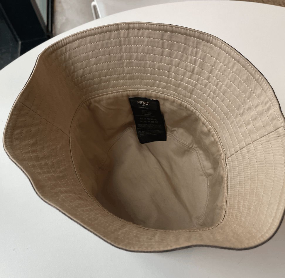 Fendi Reversible Fendi 2022 Brown Tech Fabric Bucket Hat Size ONE SIZE - 4 Thumbnail