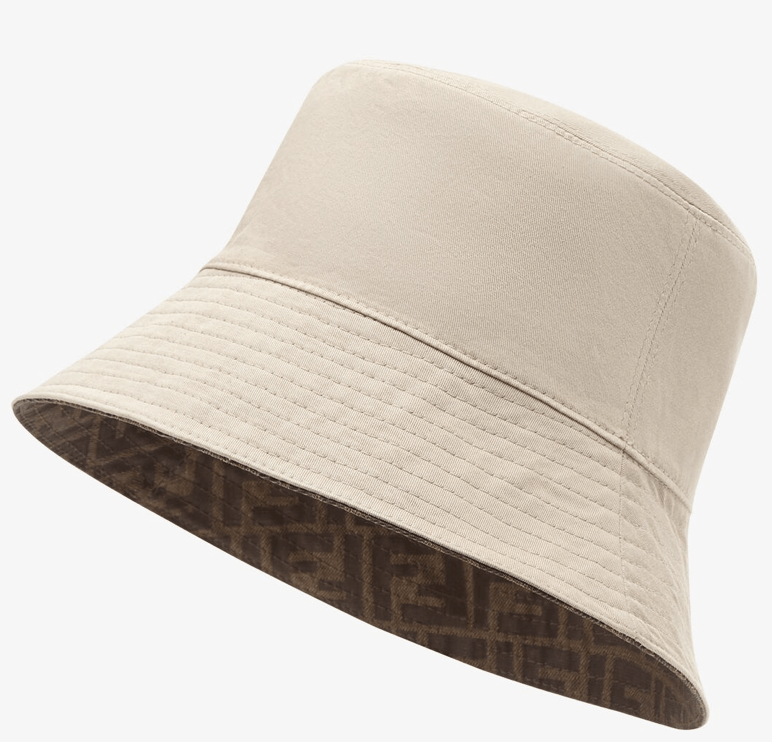 Fendi Reversible Fendi 2022 Brown Tech Fabric Bucket Hat Size ONE SIZE - 8 Thumbnail