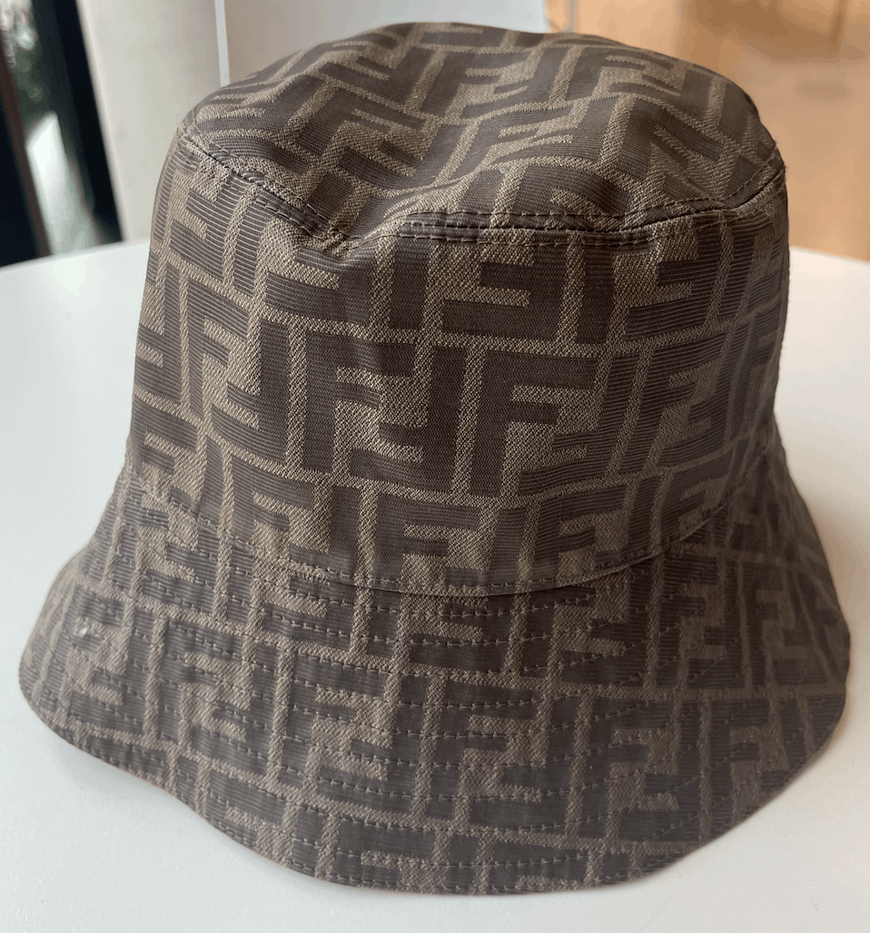 Fendi Reversible Fendi 2022 Brown Tech Fabric Bucket Hat Size ONE SIZE - 5 Thumbnail