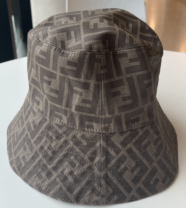 Fendi Reversible Fendi 2022 Brown Tech Fabric Bucket Hat Size ONE SIZE - 3 Thumbnail