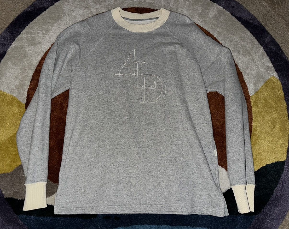 Aime Leon Dore Aime Leon Dore Monogram Logo Grey Crewneck Sweatshirt Size US L / EU 52-54 / 3 - 1 Thumbnail
