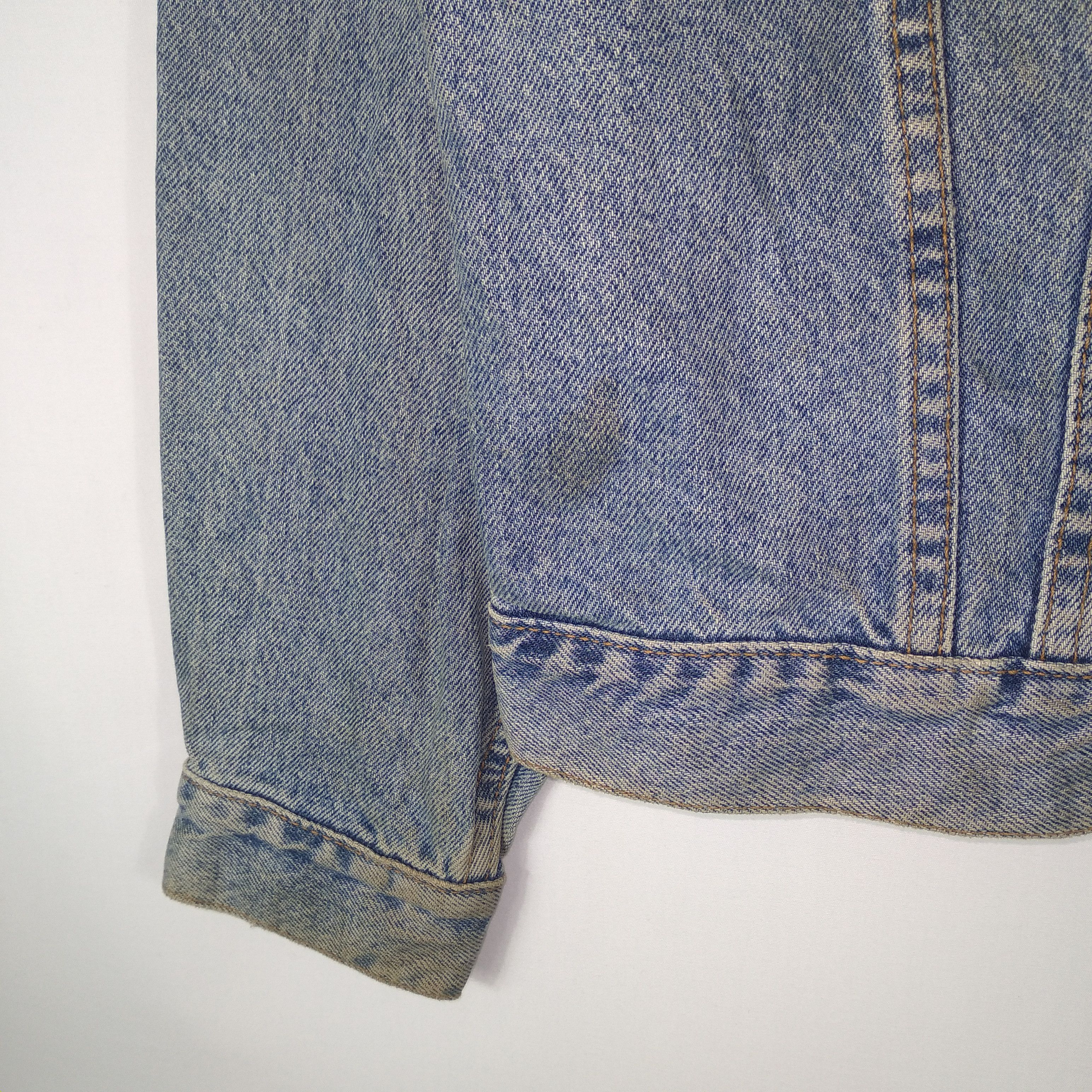 Levi's Vintage Clothing × Vintage 🔥OG🔥Vintage 90s Levis Trucker Denim Jacket Western Jacket Size US S / EU 44-46 / 1 - 5 Thumbnail