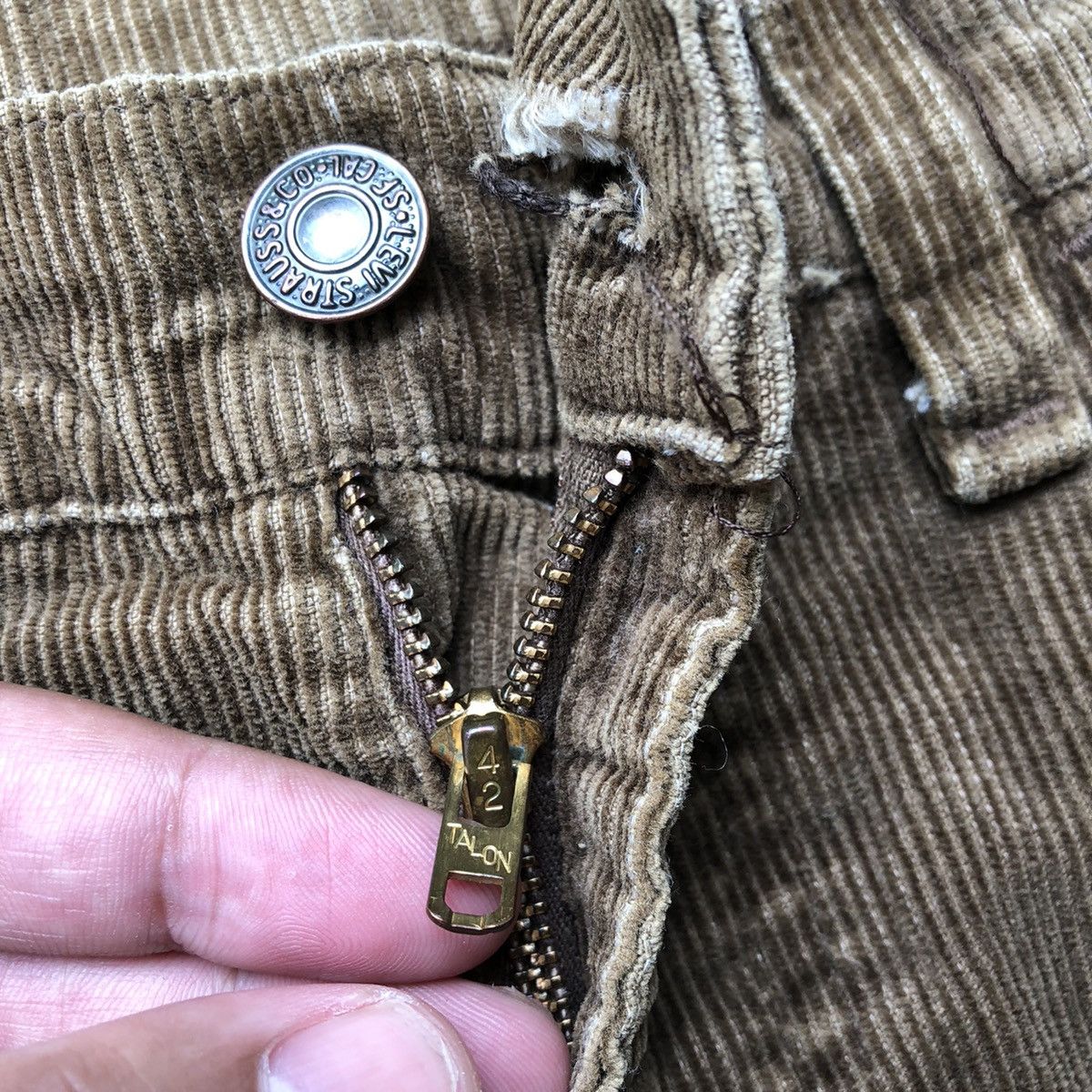 Levi's × Levi's Made & Crafted × Levi's Vintage Clothing 🔥Rare🔥Vintage Levis Corduroy Cowboy Western Boot Cut Jeans Size US 32 / EU 48 - 15 Thumbnail