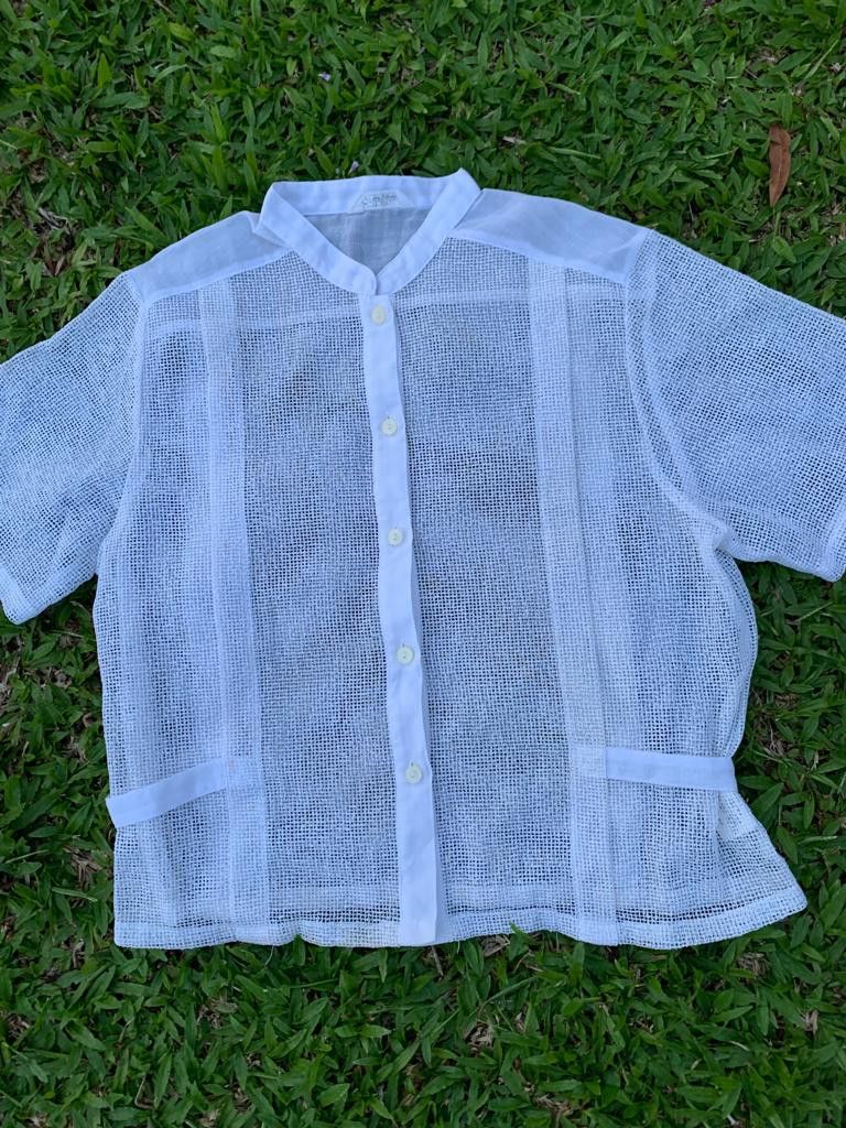 Designer Bon Deana See Through Shirt button Size S / US 4 / IT 40 - 3 Thumbnail