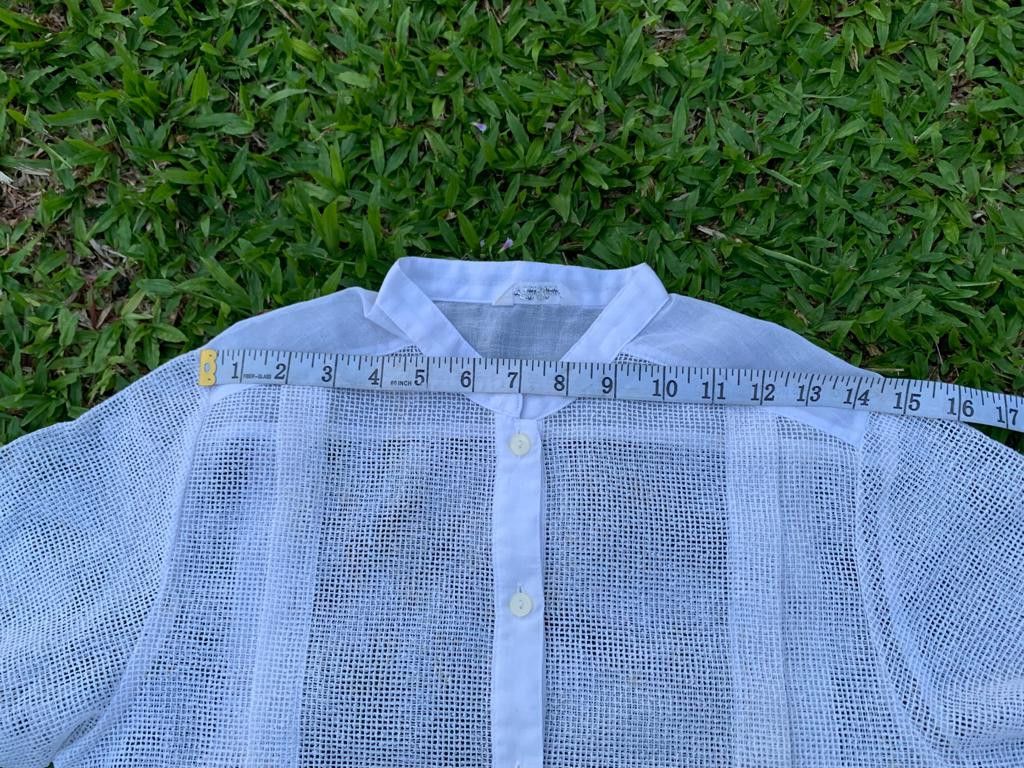 Designer Bon Deana See Through Shirt button Size S / US 4 / IT 40 - 13 Thumbnail