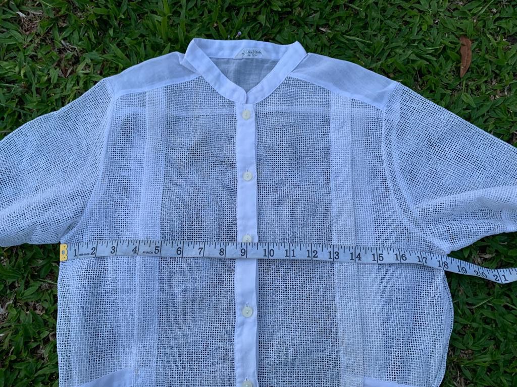 Designer Bon Deana See Through Shirt button Size S / US 4 / IT 40 - 9 Thumbnail
