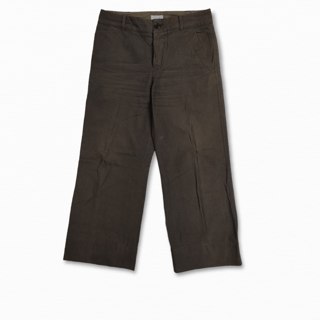 Margaret Howell MHL sun faded moleskin fatigue Chino cropped trousers Size US 31 - 1 Thumbnail